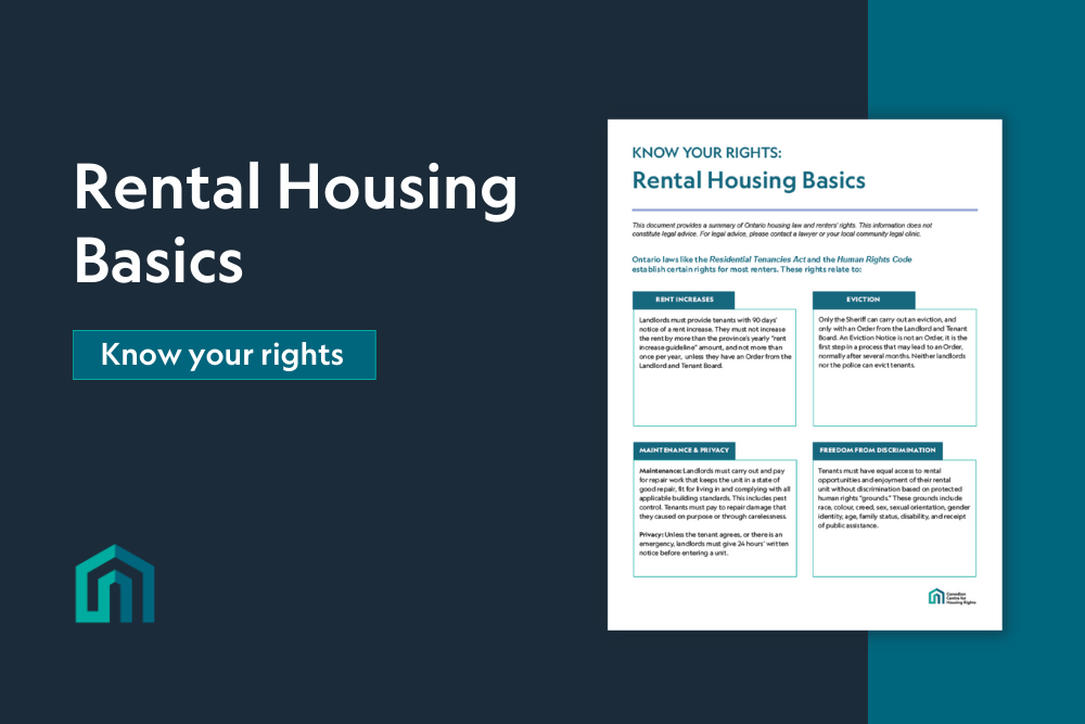 Rental Housing Basics Know Your Rights
